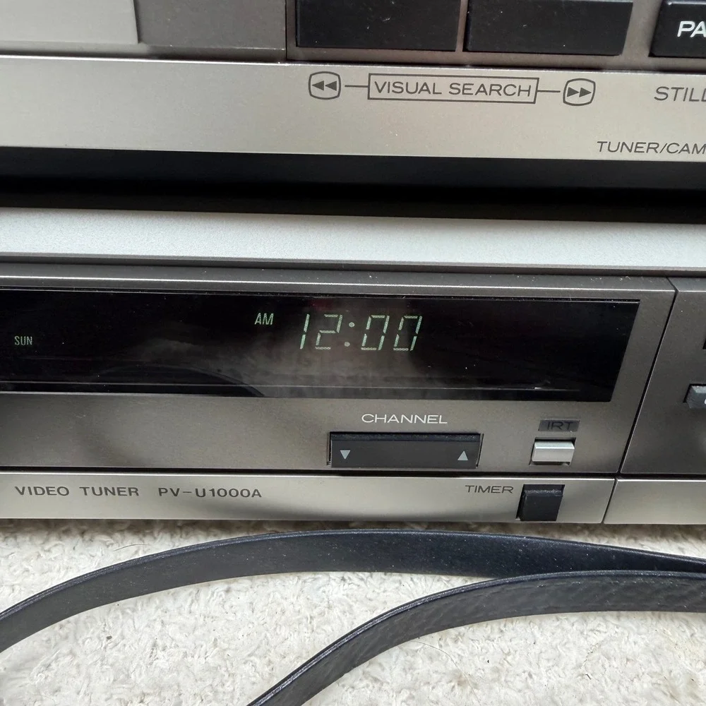 Pentax VHS Recorder,Tuner, Video Camera Lot PV-U1000A PV-R100A PC-K030A Untested